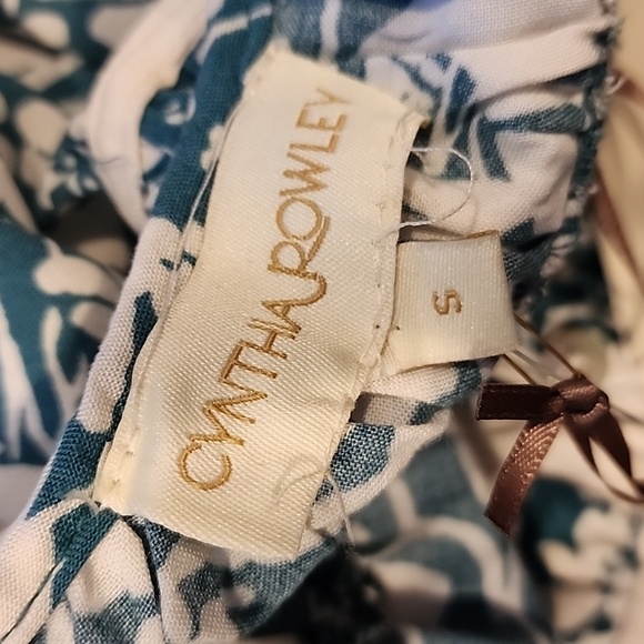 017 NWT Cynthia Rowley The Storyteller Floral Top - Picture 5 of 6